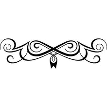 Adesivi per testiera del letto, T-MK435, 40 x 140 cm, colore: Nero