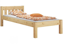 Erst-Holz Solido Letto Classico 90x190 in Pino massello con doghe rigide 60.38-09-190