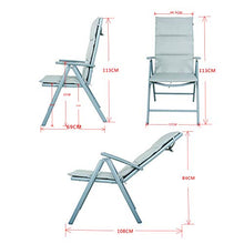 Chicreat Sedia Pieghevole da Campeggio con Rivestimento, Set da 2, Argento/Grigio