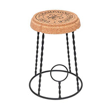 Biosughero - Tris sgabelli in Sughero Champagne, Gabbietta e Vino h45 cm