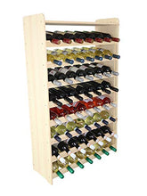 Modo 24.de RW-3-56 - Scaffalatura in legno per bottiglie di vino, capacità 56 bottiglie