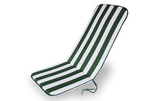Maratex Cuscino Copri Sedia da Giardino 45x120 MOD. Relax Righe (Verde)