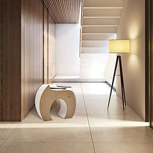 Sgabelli 2 posti retrattile Cat Tunnel Sgabello Marrone/Bianco 2 colori (8-90) × 42 × 36.5cm (Color : Brown, Size : (8-90)×42×36.5CM)