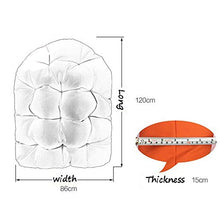 YAYONG Cuscino Sedile Altalena Nest Spesso Impermeabile Lavabile Appeso Egg Hammock Cuscini per Sedie Marrone (Solo Cuscino)
