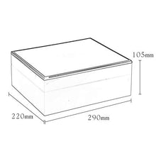 FxsD Cigar Box, Legno di Cedro Piano Paint, bi-zona conservazione dei sigari alcolizzazione di sicurezza, termostatica e umidificata Cigar Box di stoccaggio, con igrometro e umidificatore, 4 colori ##