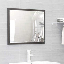 vidaXL Set Mobili da Bagno 2 pz Grigio in Truciolato