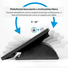 Fellowes 8035001 Poggiapiedi Regolabile con Microban Office Suites, Nero