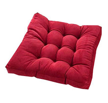 Black Temptation Cuscino rialzato Imbottito con Supporto Trapuntato a Forma di Cuscino da Pavimento da 21 Pollici, Rosso