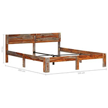 SKM Giroletto in Legno Massello di Sheesham 160x200 cm (25.85kg)