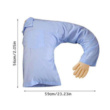 Coil-c - Cuscino per il corpo dell'amicizia, morbido e divertente cuscino per il corpo, giocattolo divertente (blu)