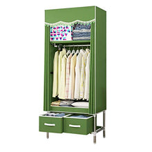 JFFFFWI Armadio Guardaroba di assemblaggio Panno Panno Oxford 80 * 45 * 170cm Armadio Semplice (Colore: D)