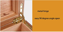 Vassoio di Cenere di Sigaro Cigar Humidor Cedar Legno Cigar Box igrometro umidificatore di sigari Organizzatore Circa 30 Sigari