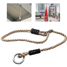 Leiyini regolabile Tree Swing corda appesa corda di nylon resistente fino a 299,4 kilogram, confezione da 2