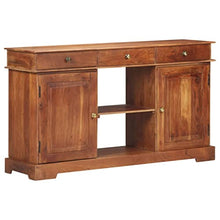 vidaXL Credenza 135x35x75 cm in Legno Massello di Acacia