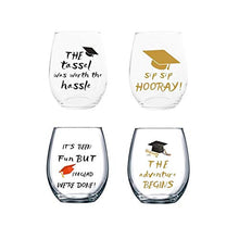 JUSTDOLIFE JUSTDOLIFE 12 Sheets Glass Cup Sticker Decorative DIY Assorted Cup Sticker for Graduation