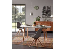 Kave Home - Oqui Tavolo allungabile Ovale 140-220 cm Marrone