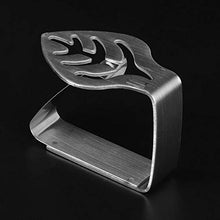 Omabeta Squisita Clip da Tavolo Buona durezza per la casa ca. 6,5 * 5,2 cm(Leaf)