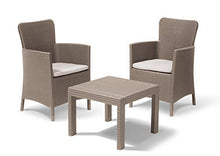 Keter Salvador Balcony Set, Set Mobili da Esterno 2 Poltrone e Tavolino Cappucino