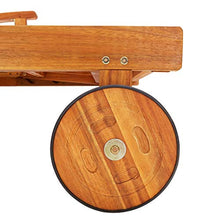 FAMIROSA Set Lettini Prendisole 2 pz con Tavolino in Massello di Acacia-7996