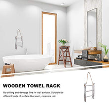 DOITOOL Scaletta per asciugamani a 3 livelli, multifunzionale, in stile retrò, per casa, bagno, camera da letto
