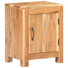 vidaXL Comodino 40x30x50 cm in Legno Massello di Acacia