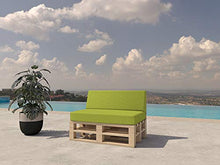 Haus & Garten Cuscino per pallet da giardino Madera, ideale per interni ed esterni, lavabile, sfoderabile, cuscino da seduta e per schienale
