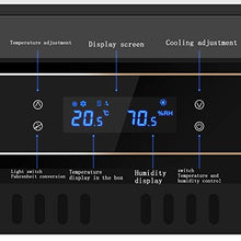BLLXMX Humidor Armadio, Deumidificazione Intelligente per Umidificazione, Controllo Tattile, Visualizzazione Digitale Dell'umidità della Temperatura