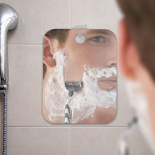Shave Well Specchio Doccia da Viaggio Anti-Appannamento - Specchio Trucco e Rasatura - Gancio a Ventosa Rimovibile - Specchio Portatile per Viaggi, Campeggio, Palestra - Specchio Senza Cornice