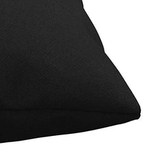 vidaXL Cuscini Decorativi 4 pz Neri 40x40 cm in Tessuto
