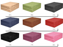 Fortisline - Materasso pieghevole a 2 posti, letto per ospiti, 195 x 120 x 9 cm, colore: Grigio