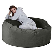 Lounge Pug®, Pouf Sacco Gigante 'Mammut', Velluto - Grafite