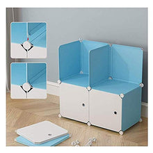 Guardaroba Armadio Moderno Panno Armadio di plastica di stoccaggio Armadio Fai da Te dell'Assemblea Armadio (2 Stili) FANJIANI (Size : 111x47x147cm(A))