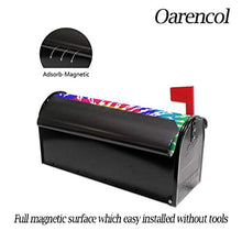 Colorato Tie Dye Rainbow Mailbox Copre Magnetico Giardino Yard Home Decor Dimensione Standard 23 "x 45,7 cm