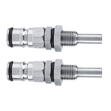 Tarente 2pcs / Set in Acciaio Inox Robusto barilotto di Birra Palla Blocco Messaggio connettore
