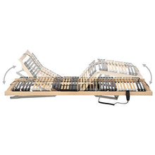 SKM Letto con Telaio a Doghe Elettrico 28 Doghe 7 Zone 80x200 cm