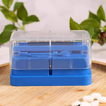 DOITOOL - Contenitore per pillole da viaggio, 1 pezzo, per tablet creativi, separatore per farmaci, in plastica, per adulti e bambini