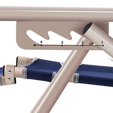 Generic Brands Sedia Comoda Sedia a gravità Zero per Patio Sedia a Sdraio Pieghevole Regolabile per Esterni Lettino da Campeggio Letto Singolo Siesta in Textoline