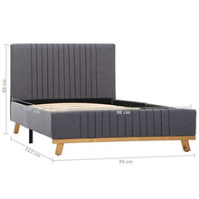 SKM Giroletto in Tessuto Grigio Chiaro 90x200 cm (18.1kg)