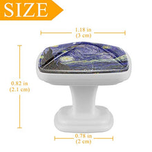 Notte stellata (23) 4 PCS Pomelli per Porta, Pomolo per Mobile, Pomelli per Mobili con Viti, Maniglia per Armadietto, Pomelli per Porta, Pomelli per Cassetti per Porta, Armadio, Cassetto e Credenza