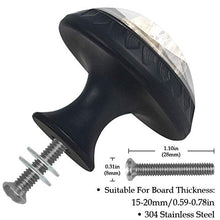 Wetia Teschio d'oro per la Cucina di casa Armadio Armadio Armadio Nero 3,5 x 2,8 cm
