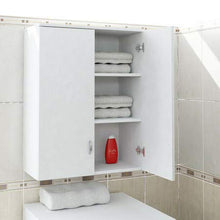 Alphamoebel pensili, Legno ingegnerizzato, Bianco, 70 x 90 x 34,5 cm