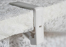 Vikenner -- 4 molle ferma-tovaglia in plastica a clip, ideali per casa, giardino, feste, pic-nic, matrimoni