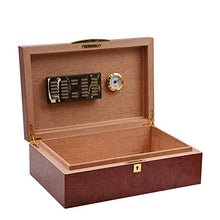 YLLAND Carta in Legno di Teak Mellow Cedar Humidor in Legno LNNDE