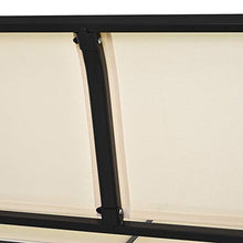 Dondolo d Giardino 2 Posti in Metallo e Tessuto Traspirante Outsy Beige