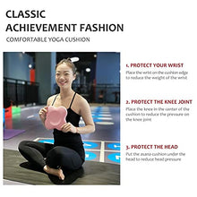Rlevolexy Cuscino per Ginocchia Yoga da 2 Pezzi Cuscini in PU Extra Spessi per Ginocchia Gomiti Polso Mani Schiuma per la Testa Yoga Pilates Allenamento Cuscino in Ginocchio