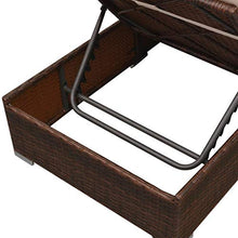 FAMIROSA Set Divani da Giardino 3 pz con Cuscini in Polyrattan Marrone-2747