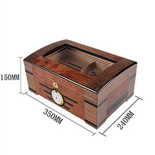 XZJJZ Igrometro e umidificatore Storage Box - Portatile Universale Estraibile Cigar Box Valigia