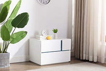 Marchio Amazon - Movian - Comodino con 2 cassetti - 60 x 41,5 x 41 cm, bianco