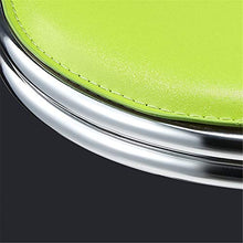 CSQ Sgabello da Bar con Ruote, Isola da Cucina Sgabello Alto Sedia Girevole Regolabile in Altezza Sedia da Ufficio Rotonda in Pelle PU per Ufficio(Color:E,Size:33 * 39-51CM)