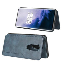 Custodia a portafoglio per OnePlus 7 Pro (blu)
